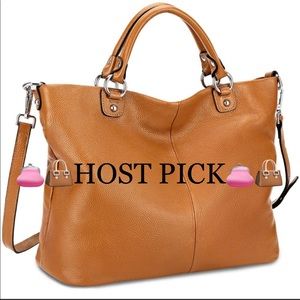 🎉🎉HOST PICK 🎉🎉. 🧡LEATHER TOTE BAG